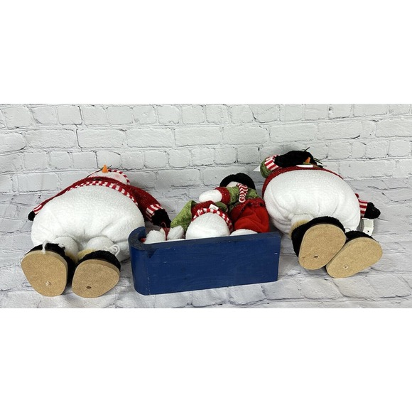 Flowers Inc Balloons 16” Tall & Fat Snowman Family Mr Mrs & Kids High Quality! - Picture 11 of 12